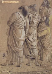 Gruppe von Aposteln aus der Himmelfahrt Christi, ca. 1506